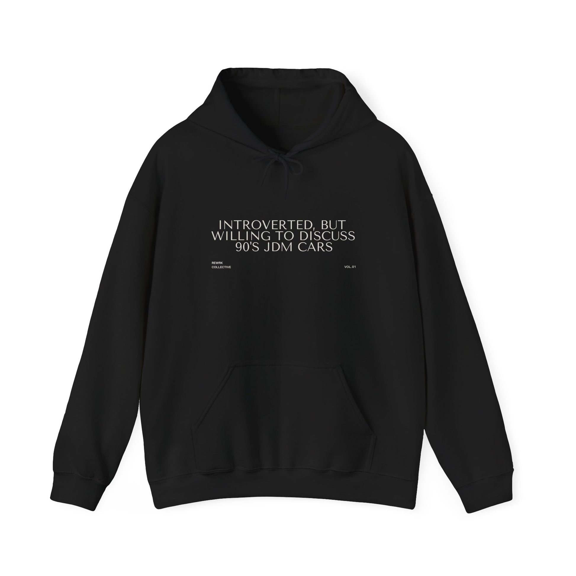"Introverted, But Willing to Discuss 90's JDM Cars" Hoodie