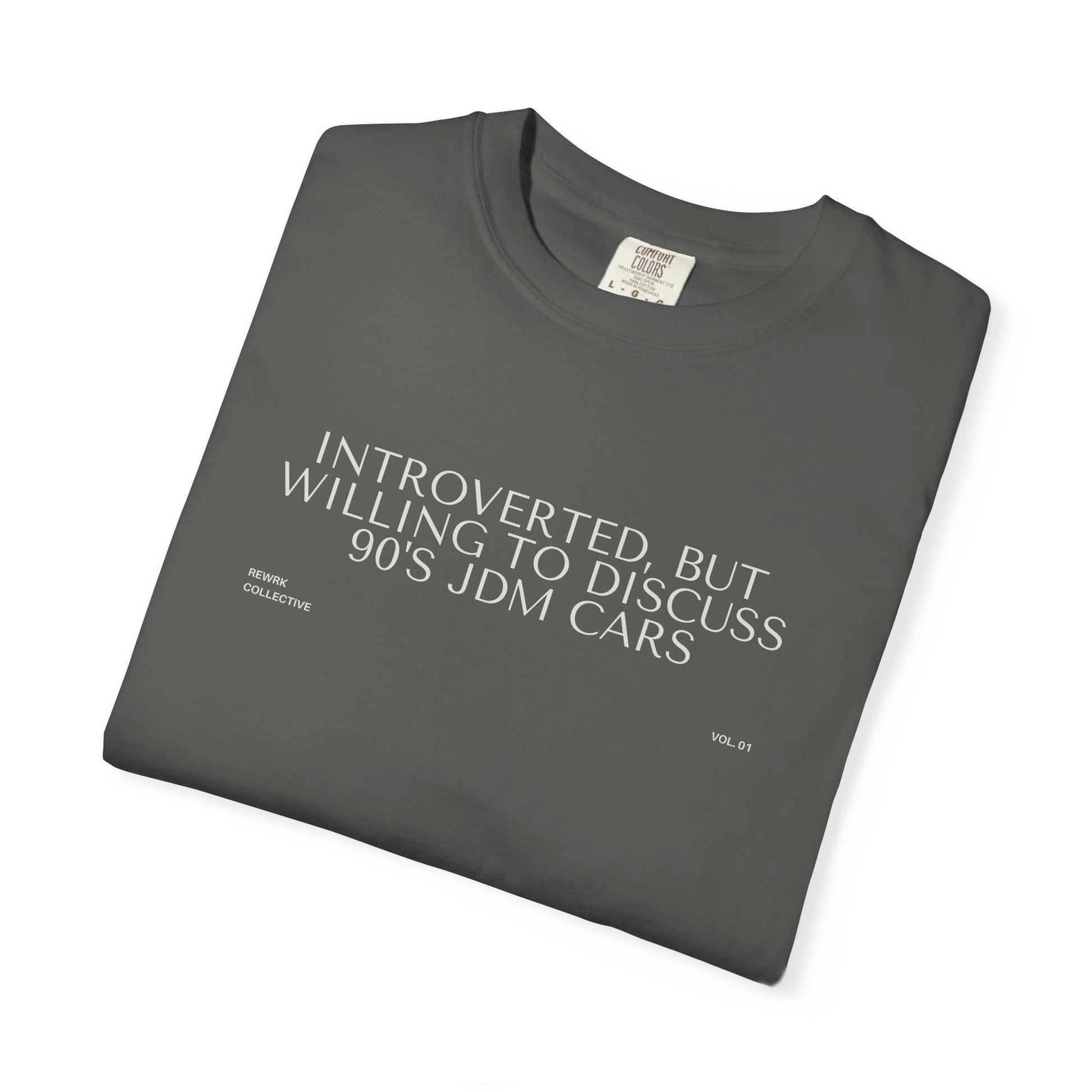 "Introverted, But Willing to Discuss 90's JDM Cars" T-Shirt
