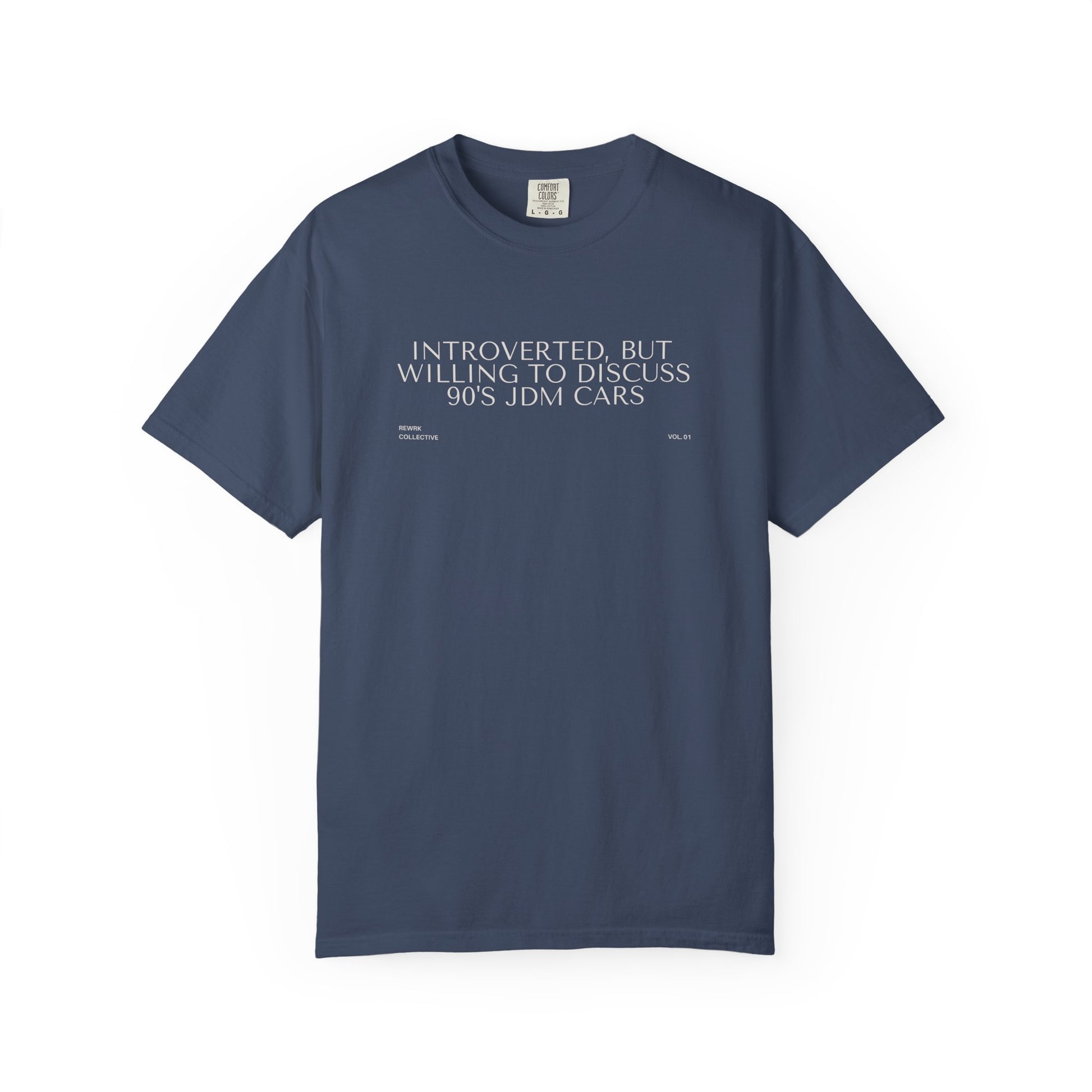 "Introverted, But Willing to Discuss 90's JDM Cars" T-Shirt