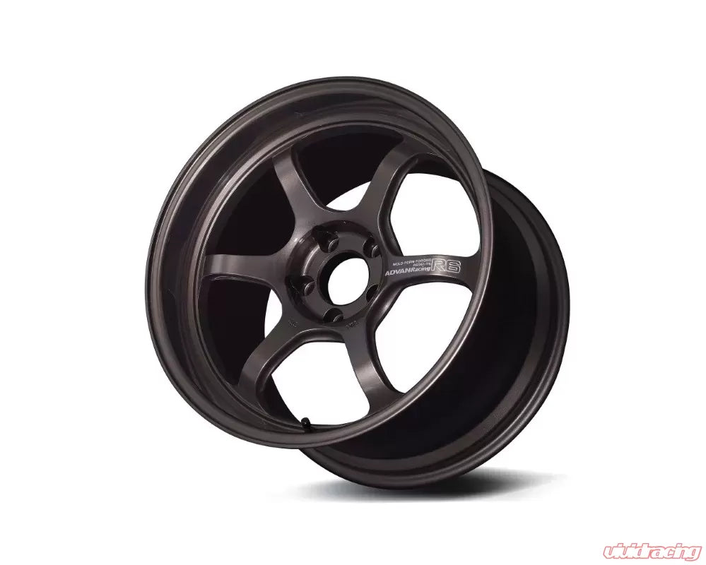 Advan R6 18X9.5+25 5-112 Racing Copper Bronze Wheel