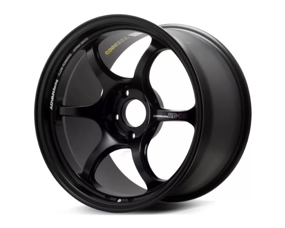 Advan RG-D2 16X8.0+38 4-100 Machining & Semi Gloss Black Wheel