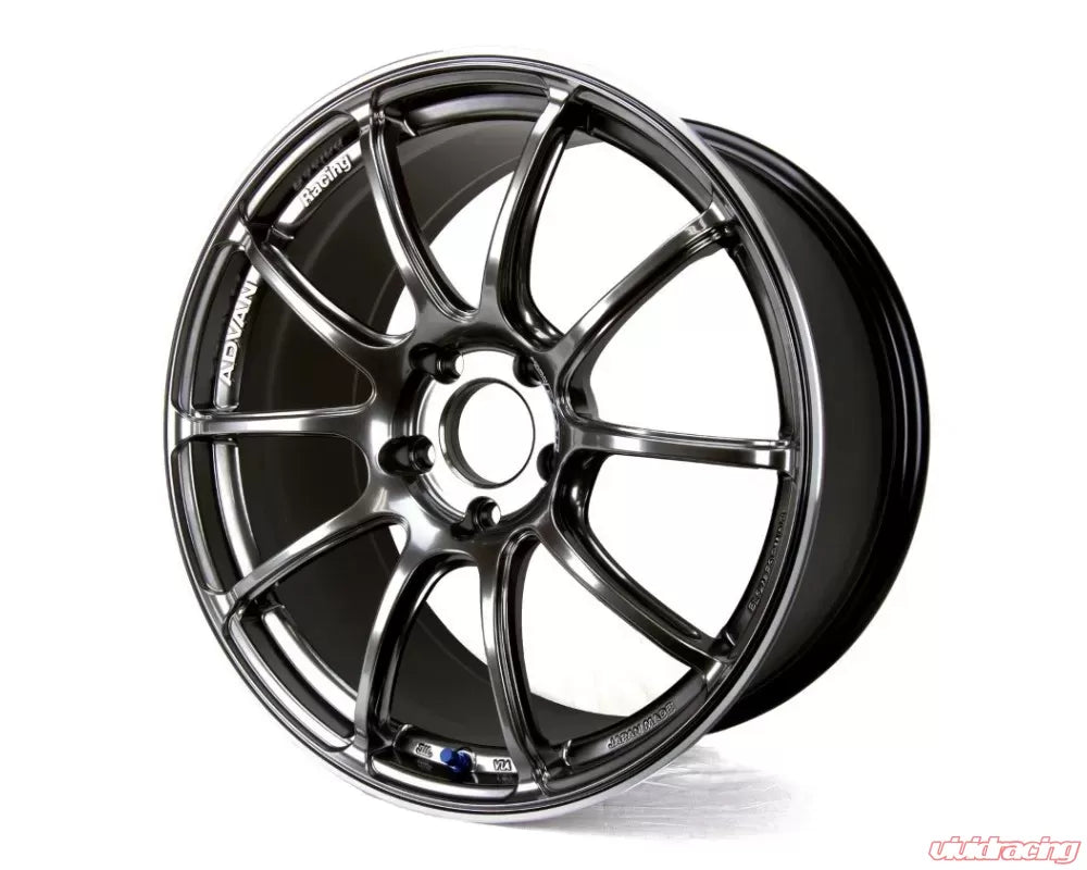 Advan RZII 19x8.5 +45 5-112 Racing Hyper Black Wheel main image 1