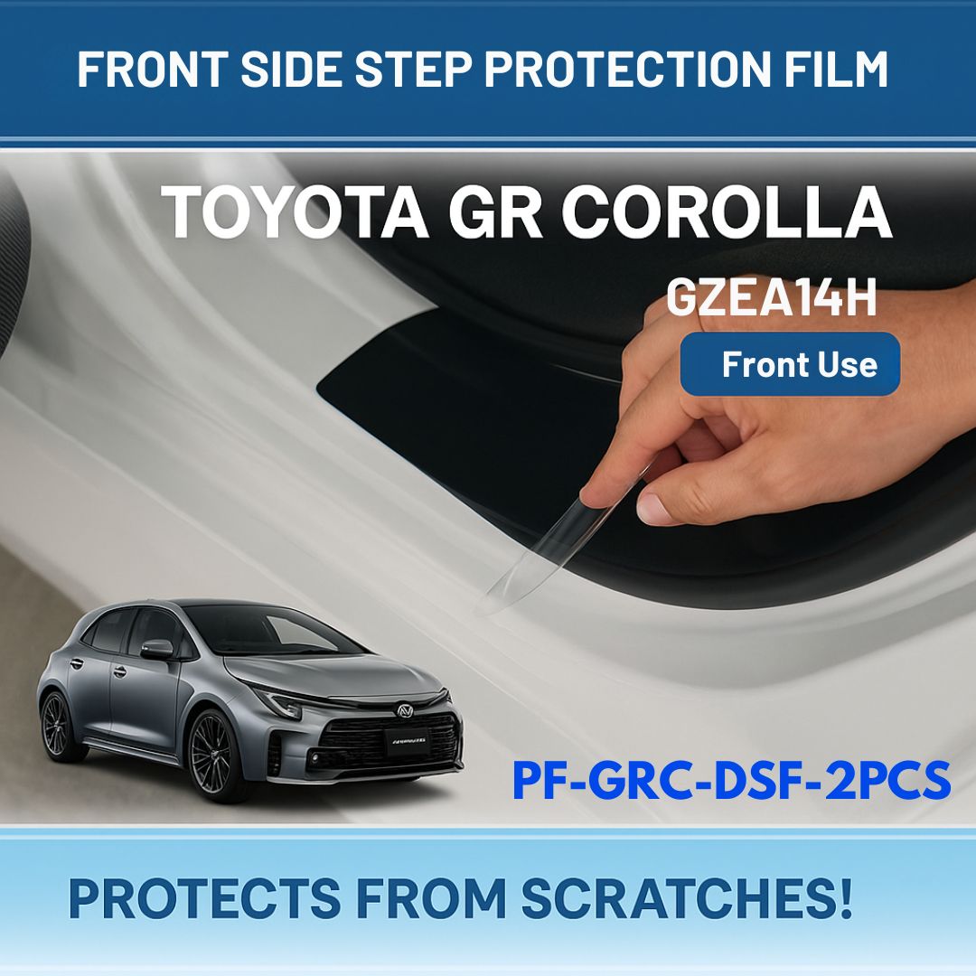 Toyota GR Corolla Side Step Protection Film Front 2 Pieces