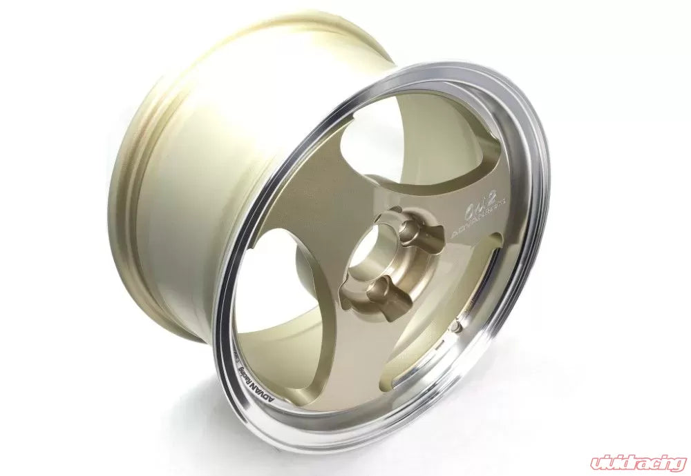 Advan ONI2 15X8.0+30 4-100 Machining & Champagne Gold Wheel