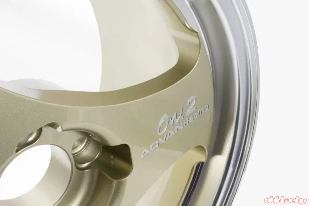 Advan ONI2 15X8.0+30 4-100 Machining & Champagne Gold Wheel