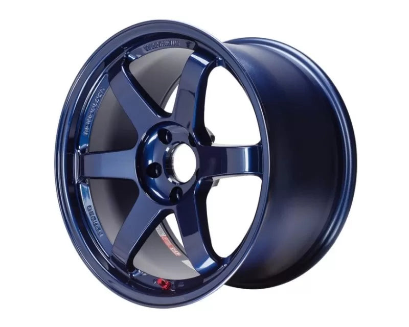 Volk Racing TE37SL 19X9.5+22 5-114.3 Mag Blue Wheel