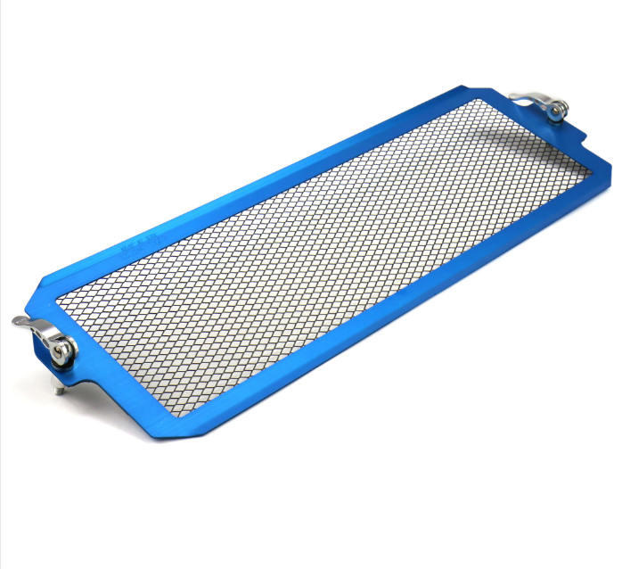 Cusco 04-07 Impreza WRX/STi EJ20/EJ25 Turbo Intercooler Protection Grill Kit Blue w/Blk Mesh - REWRK Collective