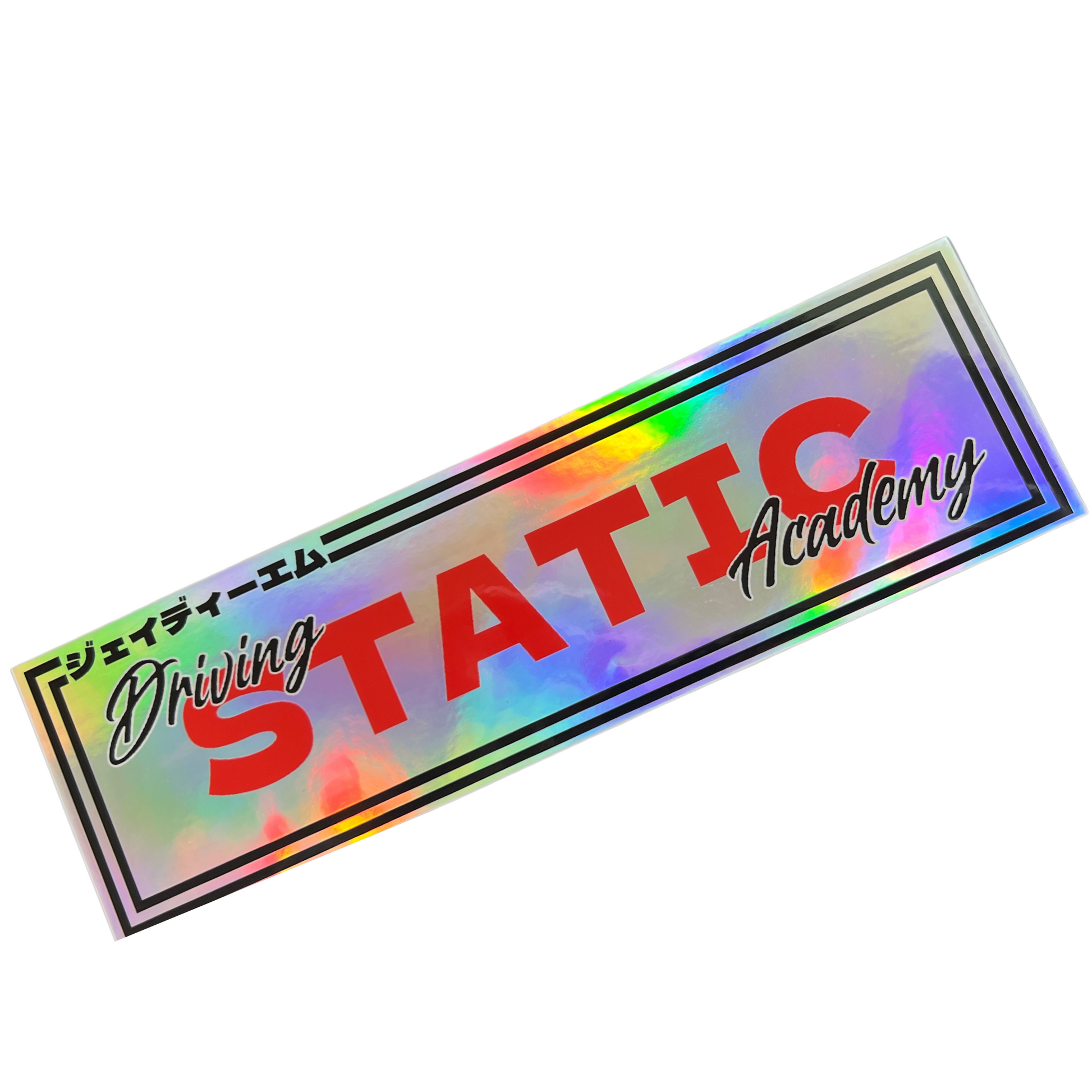 "Static Driving Academy" Slap Sticker - REWRK Collective
