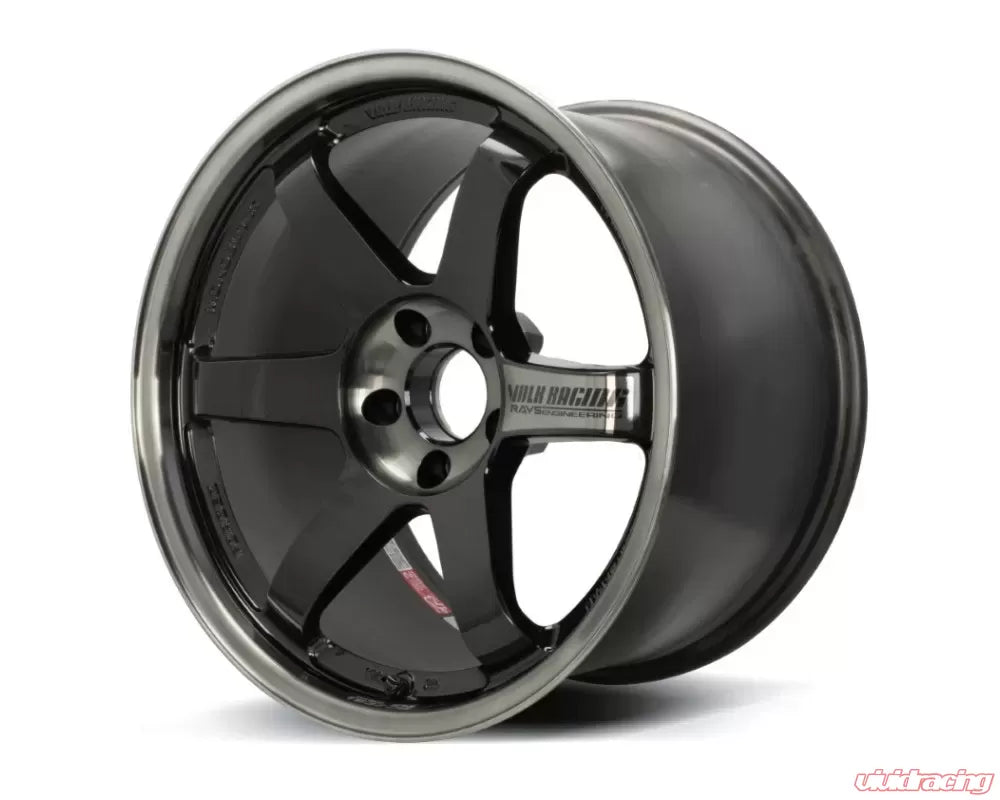 Volk Racing TE37SL 19X9.5+22 5-114.3 Pressed Double Black Wheel