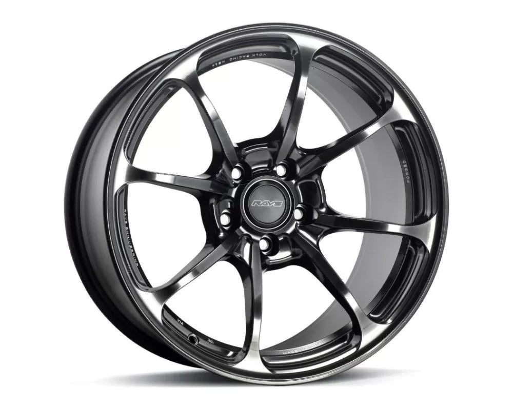 Volk Racing NE24 18x10 +33 5x114 Shining Black Metal (SET)