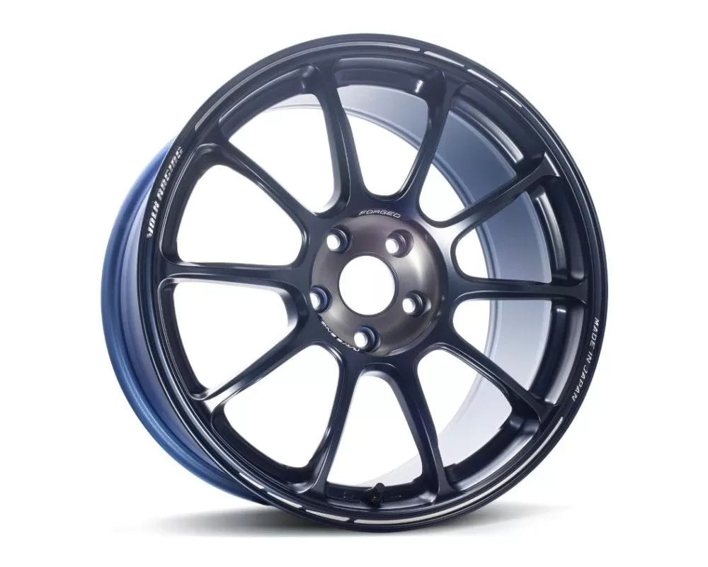 Volk Racing ZE40 Time Attack III 18X10.5+14 5-114.3 Metallic Blue/Matte Black Clear Wheel