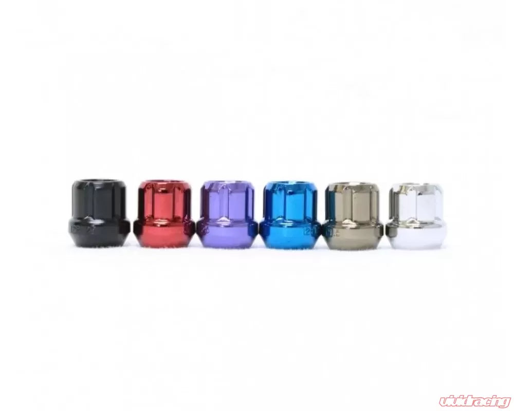 Muteki 12x1.50 Deep Black Open End Lug Nuts