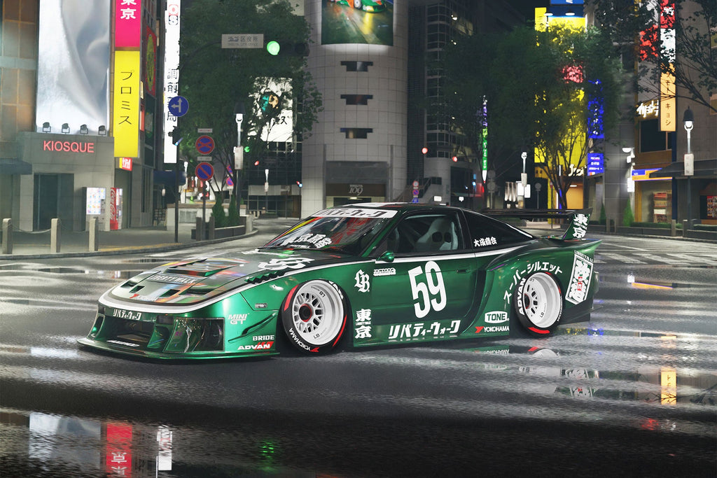 LB-Super Silhouette NISSAN 180SX (FRP)
