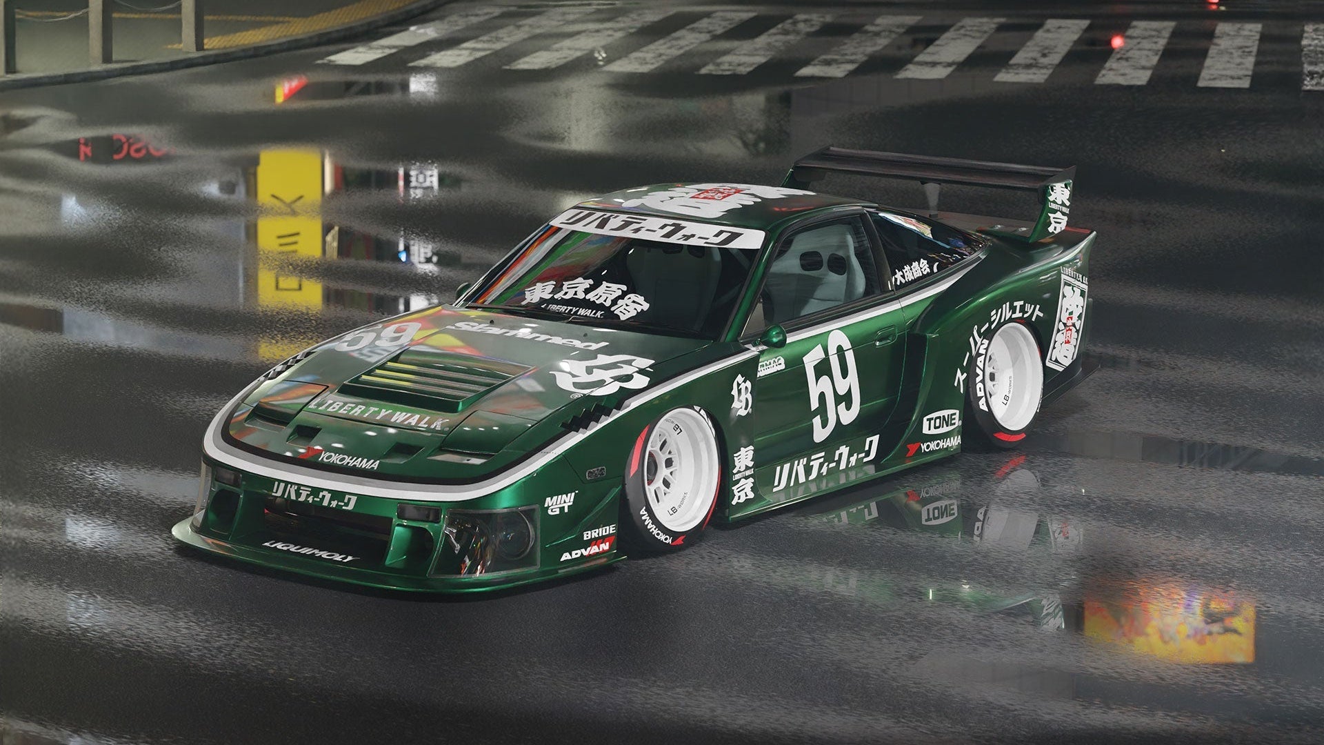 LB-Super Silhouette NISSAN 180SX (FRP)
