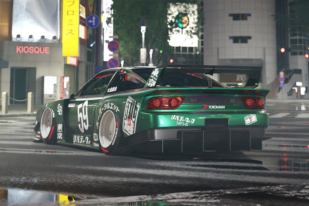 LB-Super Silhouette NISSAN 180SX (FRP)