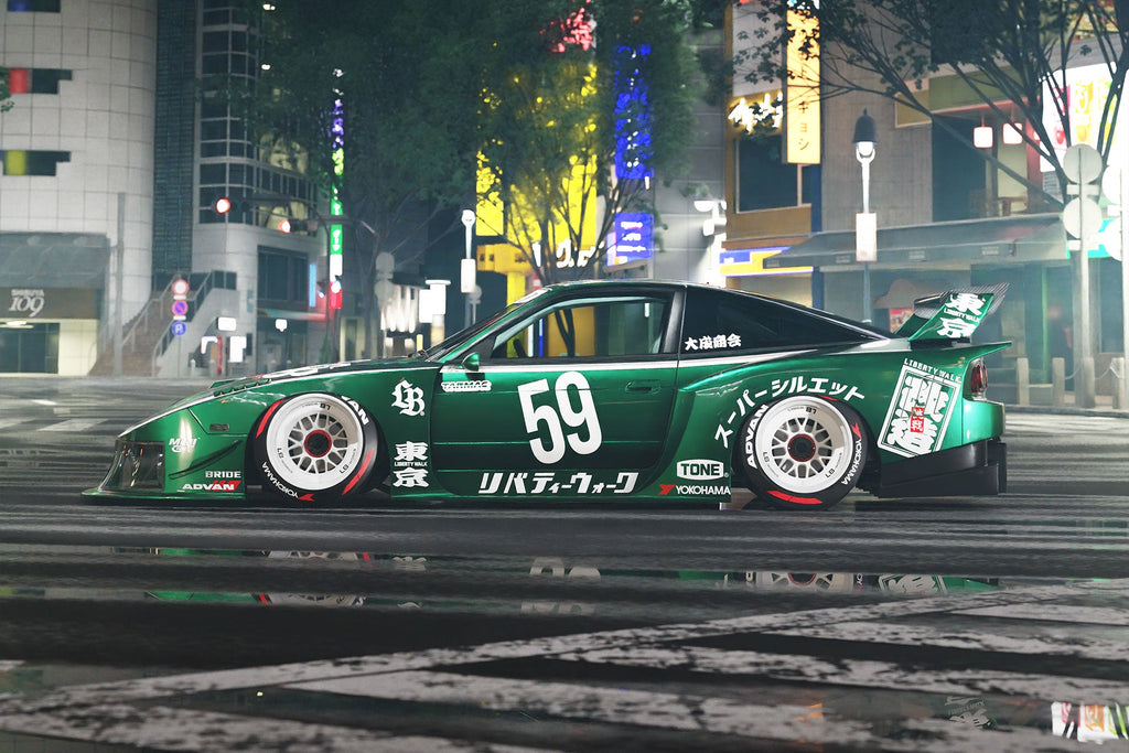 LB-Super Silhouette NISSAN 180SX (FRP)