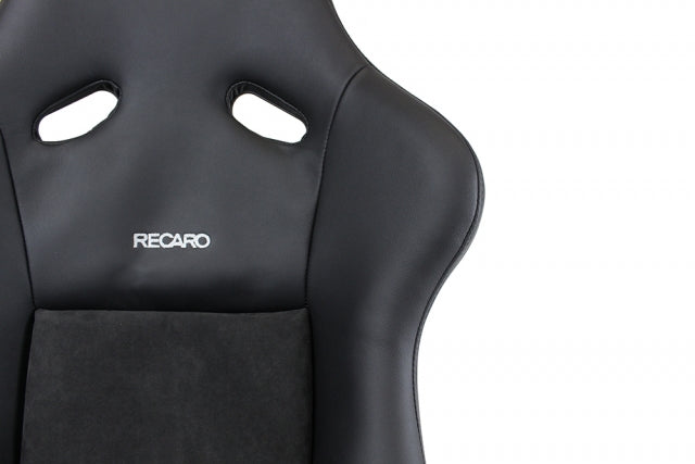 Recaro Pole Position N.G. Seat - Black Leather/Grey Suede - REWRK Collective