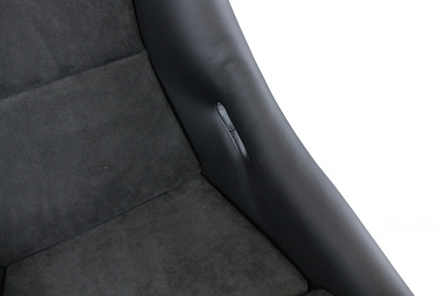 Recaro Pole Position N.G. Seat - Black Leather/Grey Suede - REWRK Collective