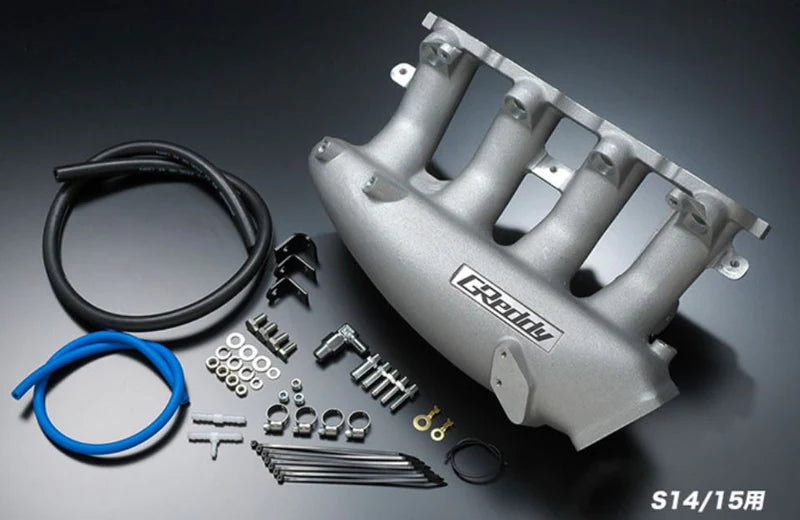 GReddy Nissan SR20DET S14/S15 Short Runner Intake Plenum for Stock Throttle Body - REWRK Collective