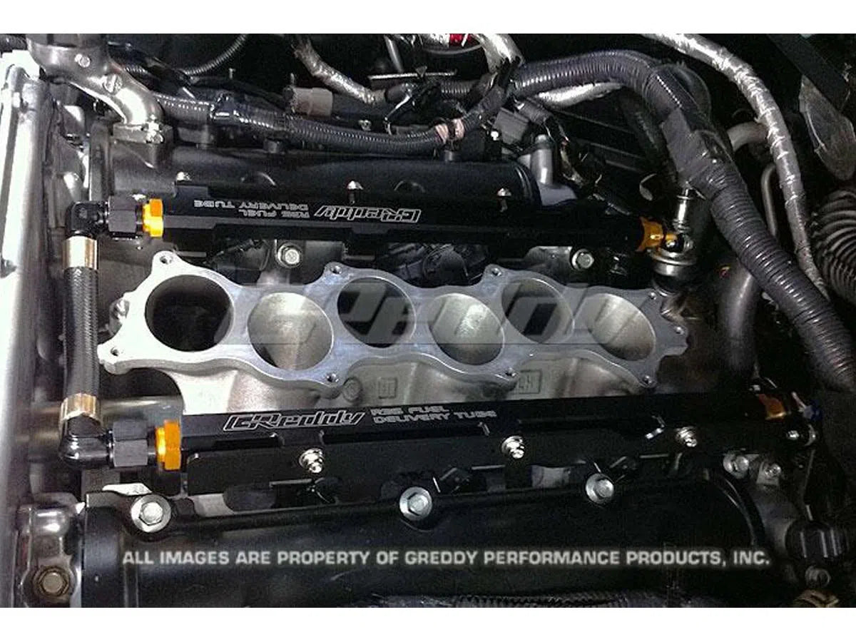 GReddy 09+ Nissan GTR VR38DETT High Flow Fuel Rail Set (Right and Left Banks) 14mm Main Tube - REWRK Collective