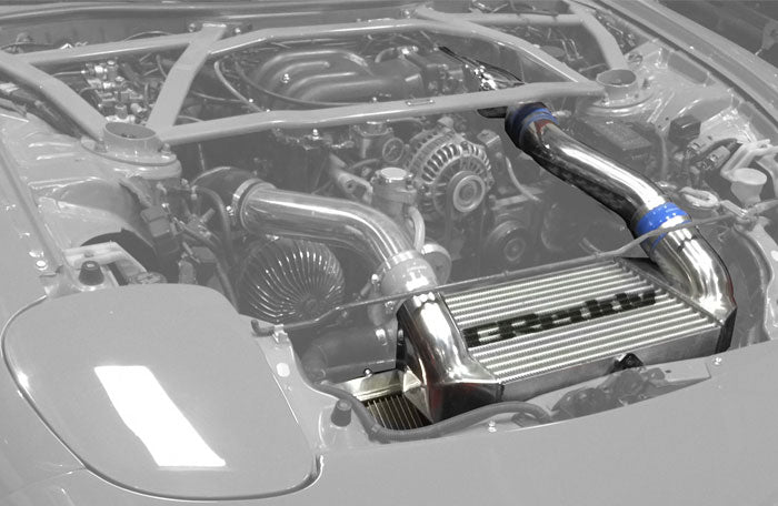 Greddy V-Mount I/C-Radiator Kit Ver.2 G w/out Radiator Breather Tank Mazda FD3S RX7 1993-1996 - REWRK Collective