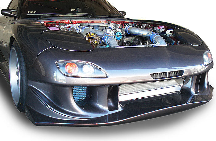 Greddy V-Mount I/C-Radiator Kit Ver.2 G w/out Radiator Breather Tank Mazda FD3S RX7 1993-1996 - REWRK Collective