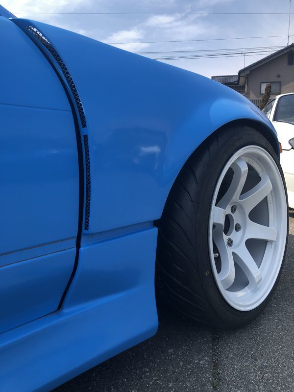 Koguchi Power Front Wide Fenders +50mm Nissan S13 1989-1994