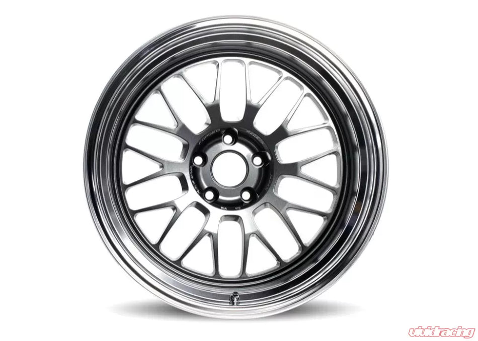 Volk Racing 21A 18X10.5+30 5-112 Dark Gunmetal/Rim DC Wheel