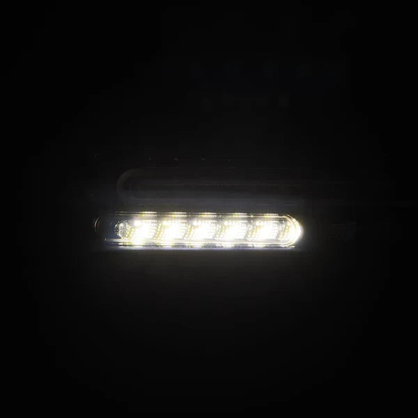 23-25 Nissan Z Quad-Loop Style NOVA-Series Prismatic LED Tail Lights Black/Alpha Black