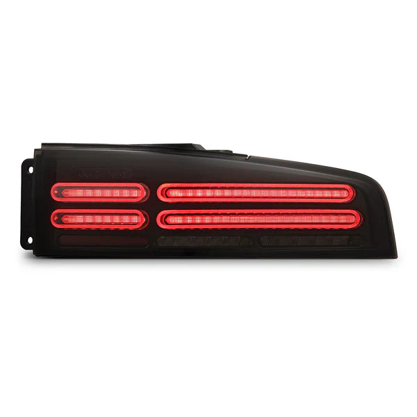 23-25 Nissan Z Quad-Loop Style NOVA-Series Prismatic LED Tail Lights Black/Alpha Black