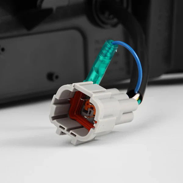 23-25 Nissan Z Twin-Loop Style NOVA-Series Prismatic LED Tail Lights Black/Alpha Black