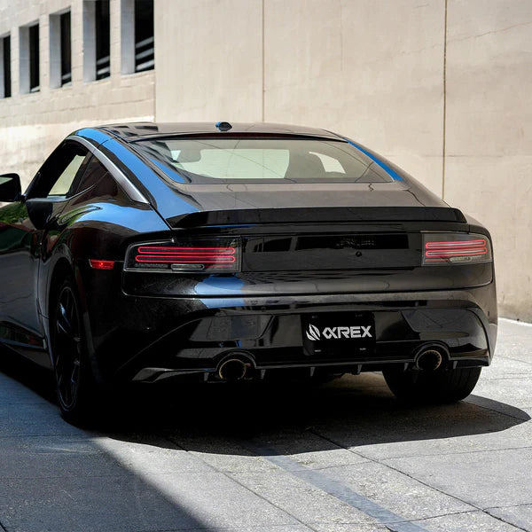 23-25 Nissan Z Twin-Loop Style NOVA-Series Prismatic LED Tail Lights Black/Alpha Black - REWRK Collective