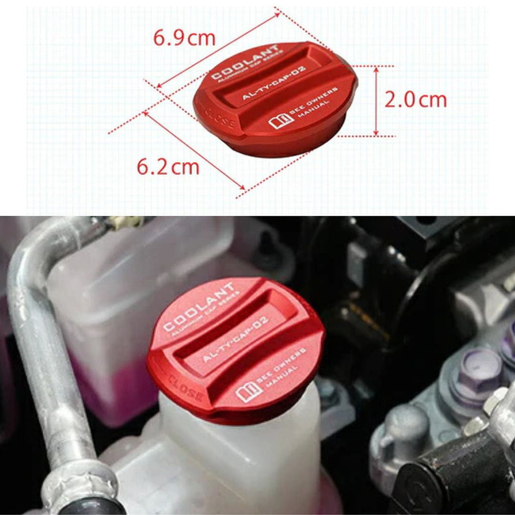 Toyota Crown Aluminum Coolant Reserve Tank Cap Cover