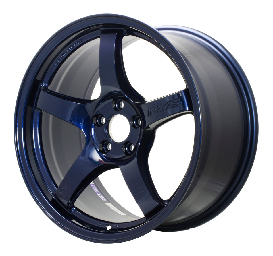 Gram Lights 57CR 17X9.0+12 5-114.3 Eternal Blue Pearl Wheel