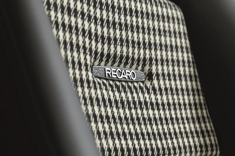 Recaro Classic Pole Position ABE Seat - Black Leather/Pepita Fabric - REWRK Collective