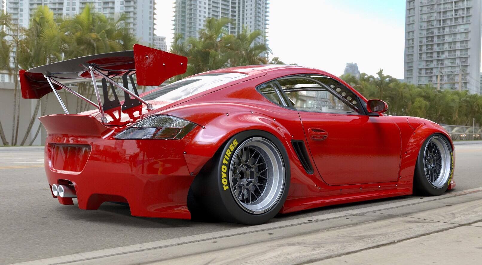 Pandem - Porsche Cayman 987.1 Ver. 2 - REWRK Collective