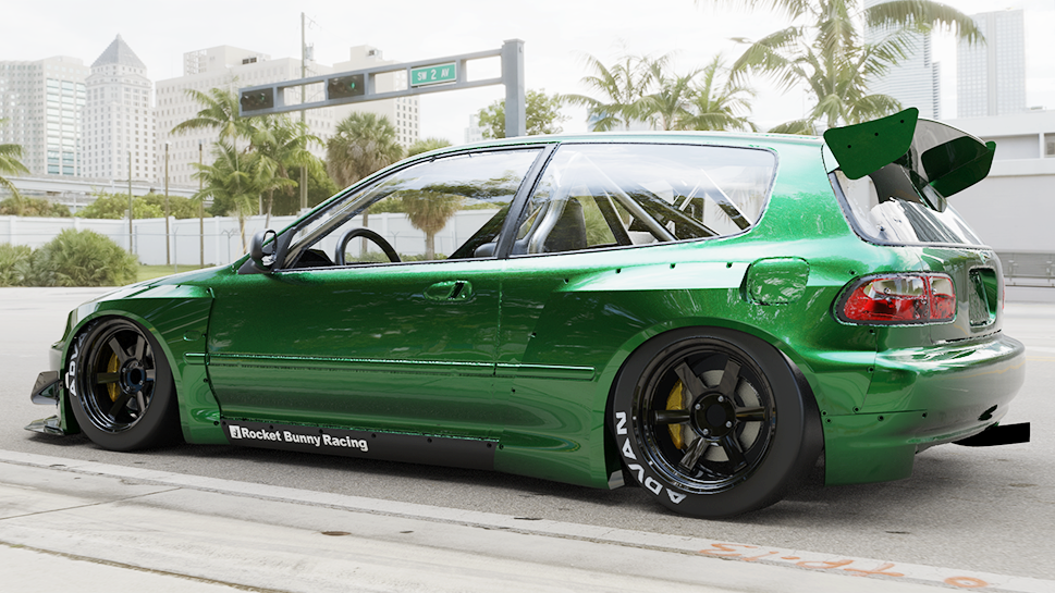 Pandem - Honda Civic EG V1 - REWRK Collective