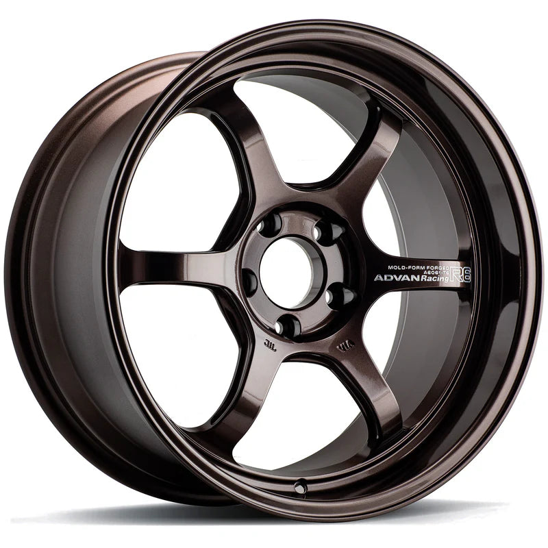 Advan R6 18X9.5+45 5-120 Racing Umber Bronze Wheel