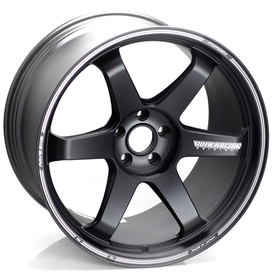 Volk Racing TE37 Ultra Track Edition II 19X10.5+30 5-112 Diamond Black Wheel