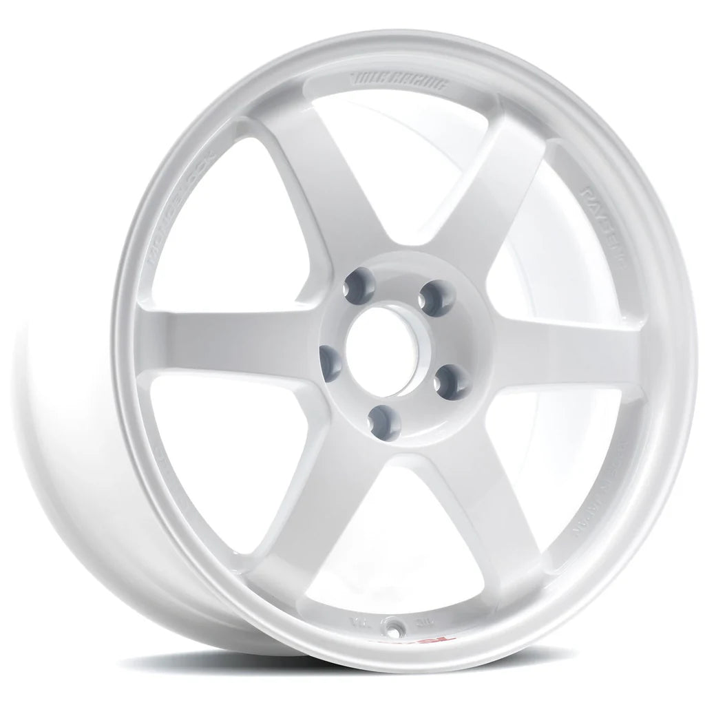 Volk Racing TE37SL 18X9.5+40 5-114.3 White Wheel | REWRK Collective