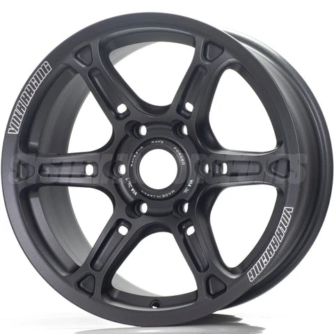 Volk Racing TE37XTR 17X8.0+00 6-139.7 Matte Gunblack Wheel