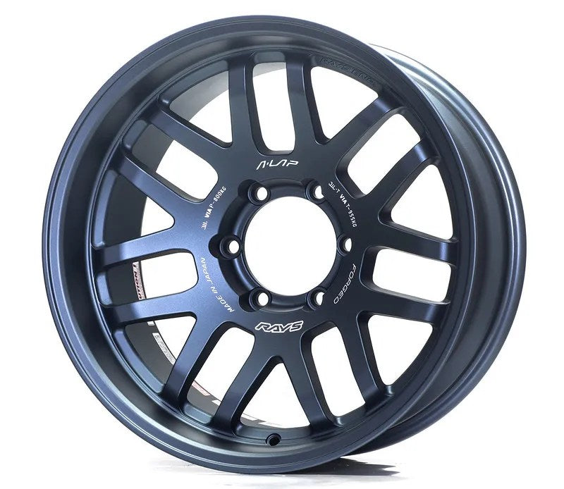 Volk Racing A-LAP-07X 18X9.0+00 6-139.7 Matte Blue Gunmetal Wheel