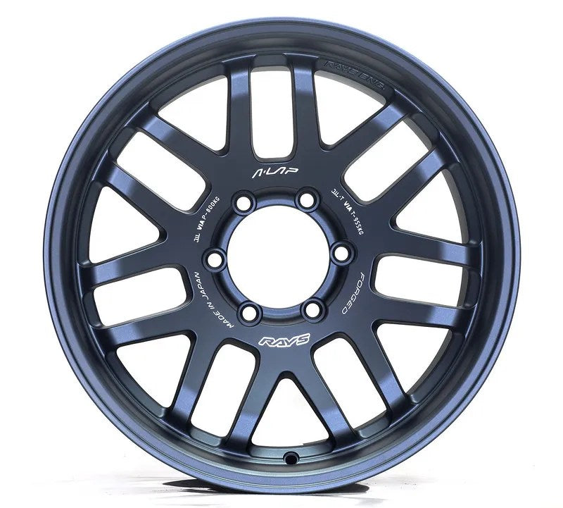 Volk Racing A-LAP-07X 18X9.0+00 6-139.7 Matte Blue Gunmetal Wheel