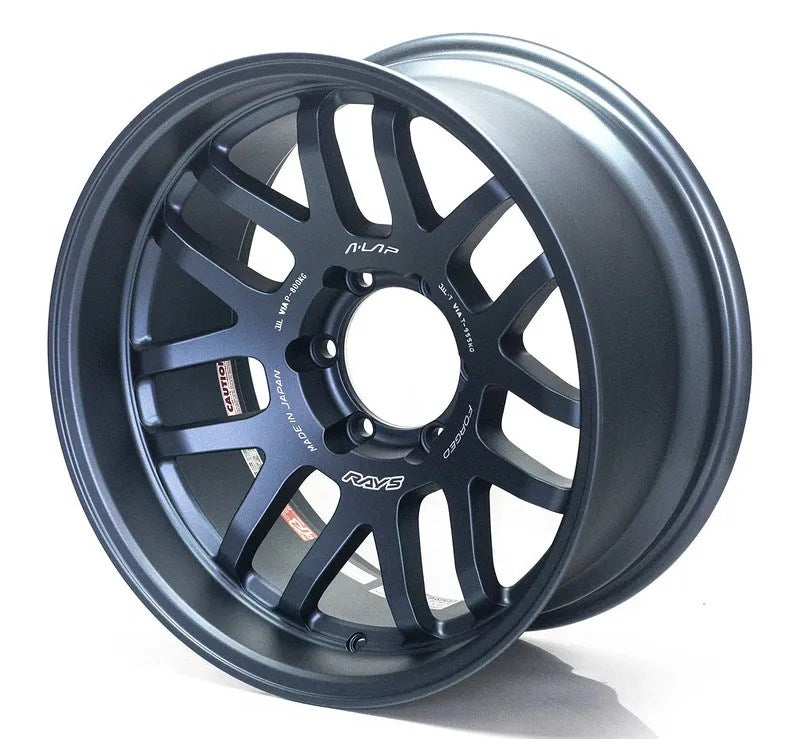 Volk Racing A-LAP-07X 18X9.0+00 6-139.7 Matte Blue Gunmetal Wheel