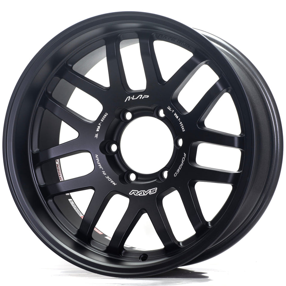 Volk Racing A-LAP-07X 18X9.0+00 6-139.7 Matte Black Wheel