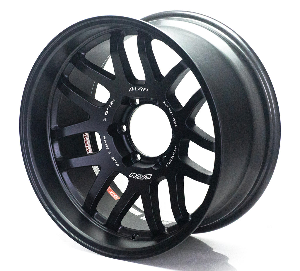 Volk Racing A-LAP-07X 18X9.0+00 6-139.7 Matte Black Wheel