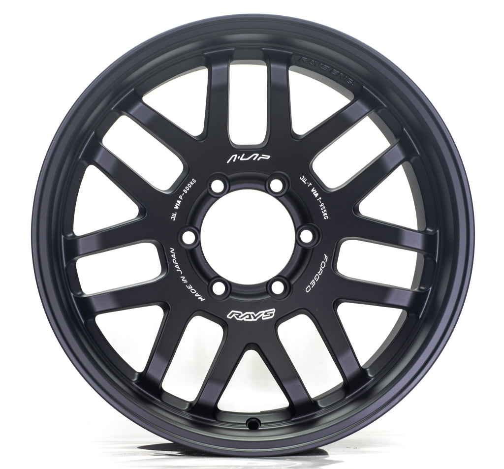 Volk Racing A-LAP-07X 18X9.0+00 6-139.7 Matte Black Wheel