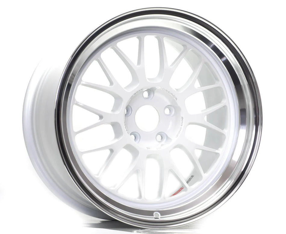 Volk Racing 21A 18X10.5+30 5-112 Dash White / Rim DC Wheel