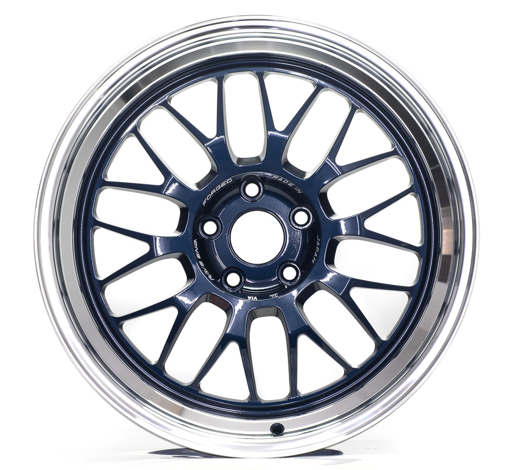 Mag Blue Rims Volk Racing 21A 18X9.5+20 5-112 Mag Blue / Rim DC Wheel – REWRK Collective