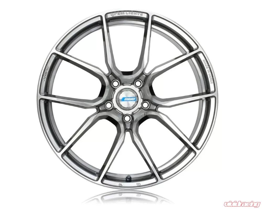 Gram Lights 57ANA 19X9.5+18 5-114.3 Shining Silver/DC/Machining Wheel